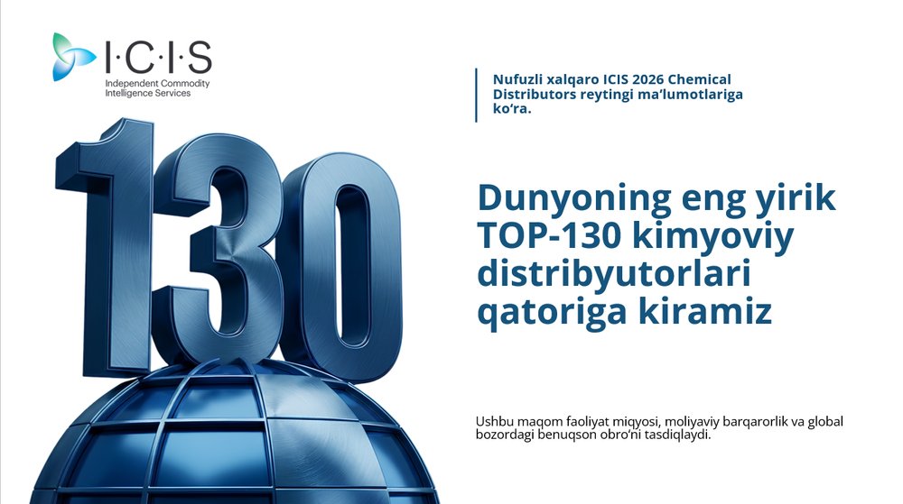 Merit Chemicals вошёл в TOP-130 крупнейших химических дистрибьюторов мира по версии ICIS